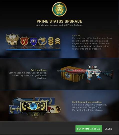 csgo prime drops.